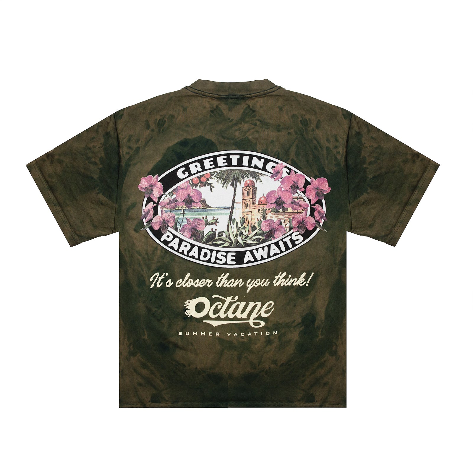 Octane “Paradise Awaits” T-Shirt (Tie-Dye) – Octane Clothing Stores