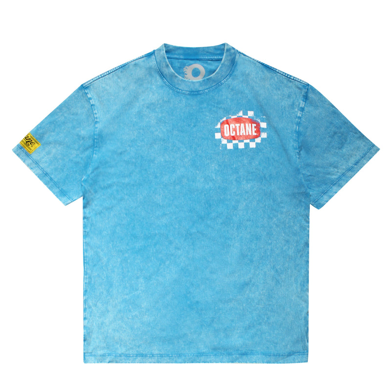 Octane Rally Flag Tee(Blue)