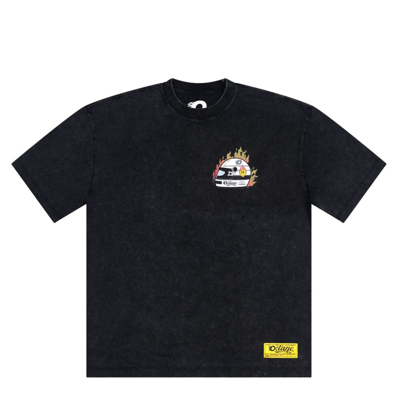 Octane Grand Prix Helmet Tee “ Black & Red”