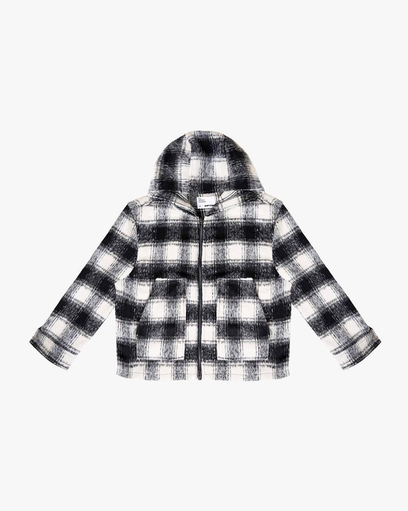 Eptm Mohair Flannel Jacket(Black/White)