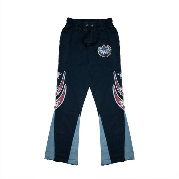 Octane heavyweight hockey flare joggers (blue)