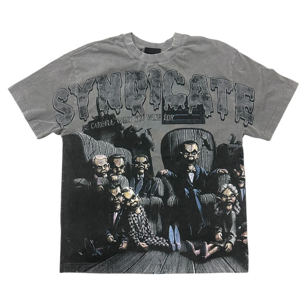 Syndicate “wishes tee” tee (grey wash)