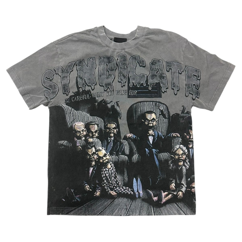 Syndicate “wishes tee” tee (grey wash)
