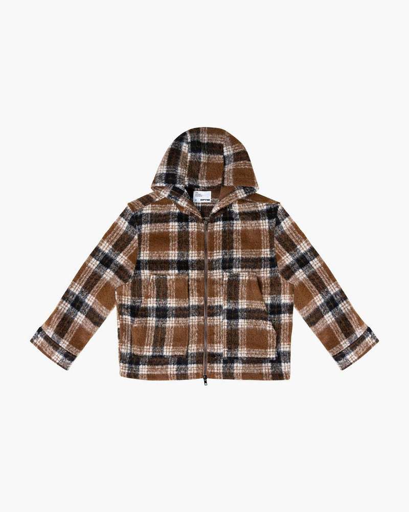 Eptm Mohair Flannel Jacket(Brown)