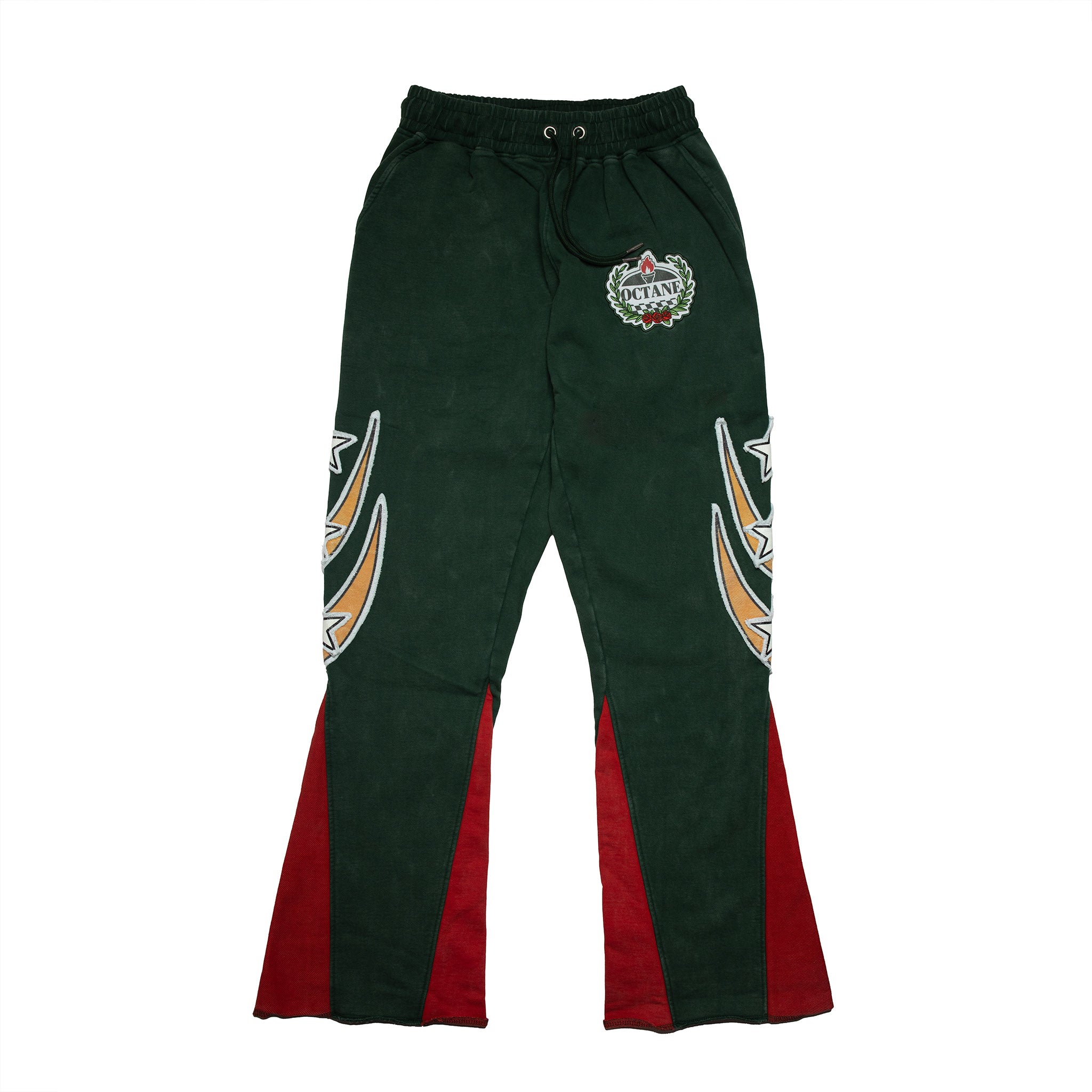 Octane heavyweight hockey flare joggers(green) – Octane Clothing Stores