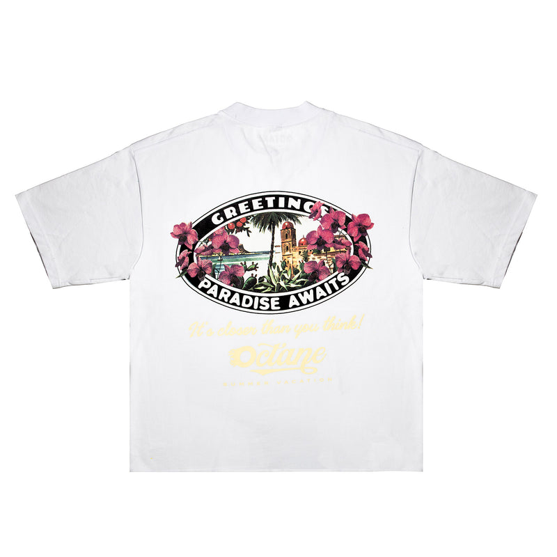 Octane “Paradise Awaits” T-Shirt (White)