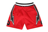 Octane lightening bolt shorts(red/black)