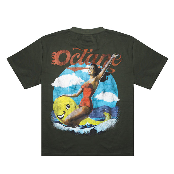 Octane Summer Vacation Tee (Olive)