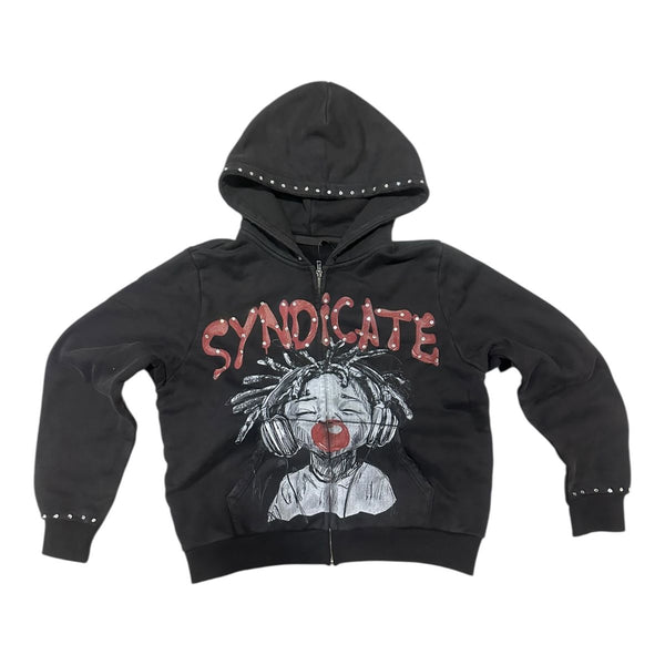 Syndicate “youth” hoodie (black)