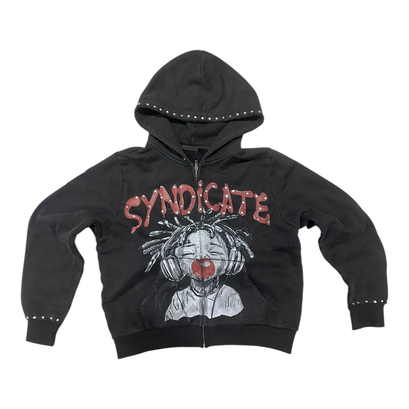 Syndicate “youth” hoodie (black)