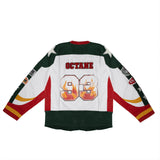 Octane heavyweight hockey jersey(white/green)