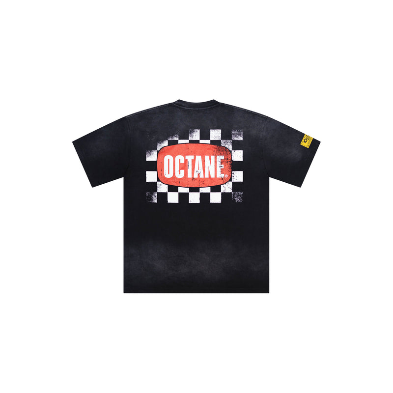 Octane Merch Octane Rally Flag Tee(black) – Octane Clothing Stores