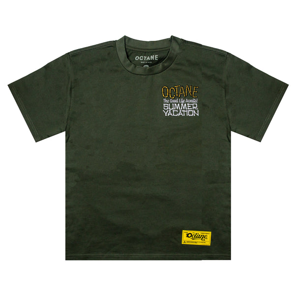 Octane Summer Vacation Tee (Olive)