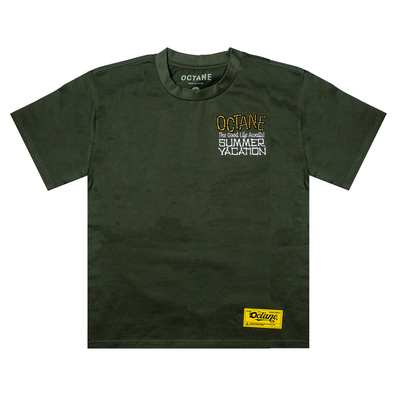 Octane Summer Vacation Tee (Olive)