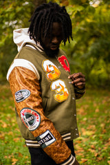 Octane Military Letterman Jacket