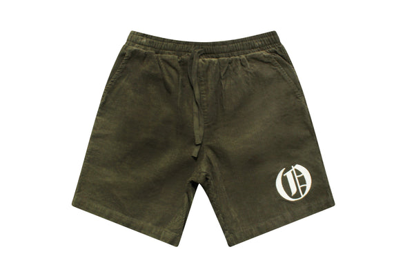 Octane corduroy shorts  (army green)