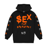 November Reine “SEX FOR BREAKFAST” Hoodie (black)