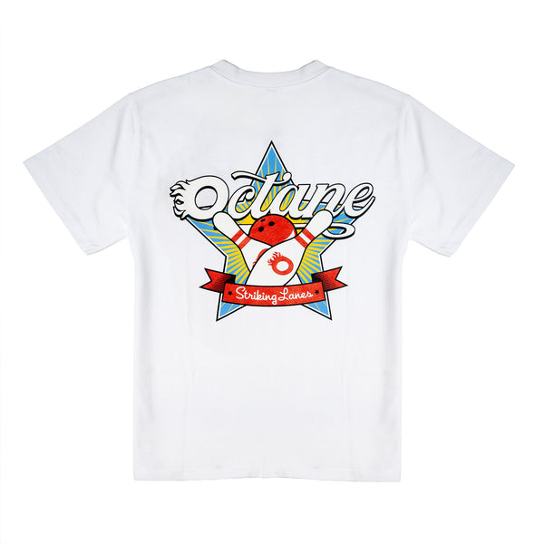 Octane Bowling T-Shirt(White)