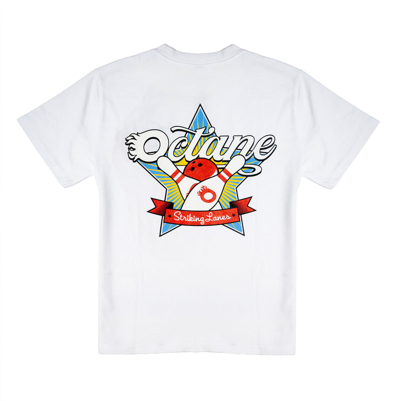 Octane Bowling T-Shirt(White)