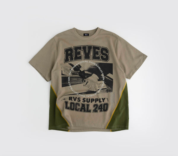 Reves “Assembly” Premium T-Shirt(olive)