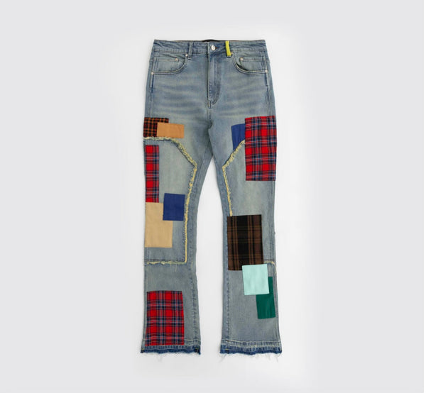 Reves Carpenter Patchwork Denim