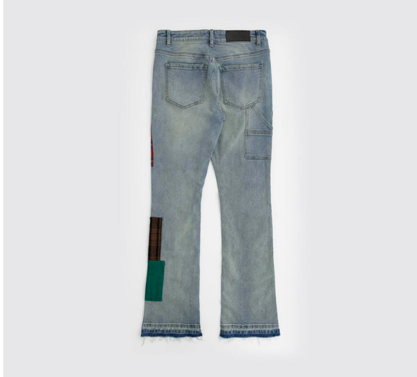 Reves Carpenter Patchwork Denim