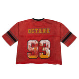 Octane Cropped Wreath Jersey Oversized(red)