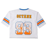 Octane Cropped Wreath Jersey oversized (White)