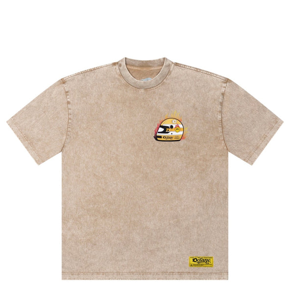 Octane Grand Prix Helmet tee (tan)