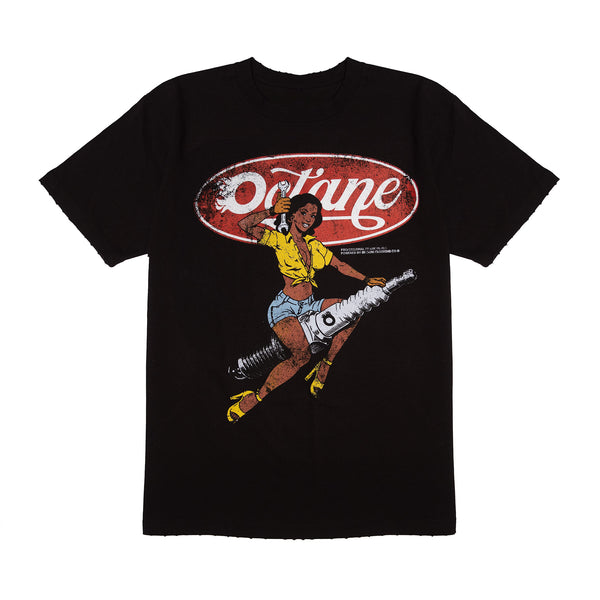 Octane Girl Spark Plug T-Shirt (runs small)