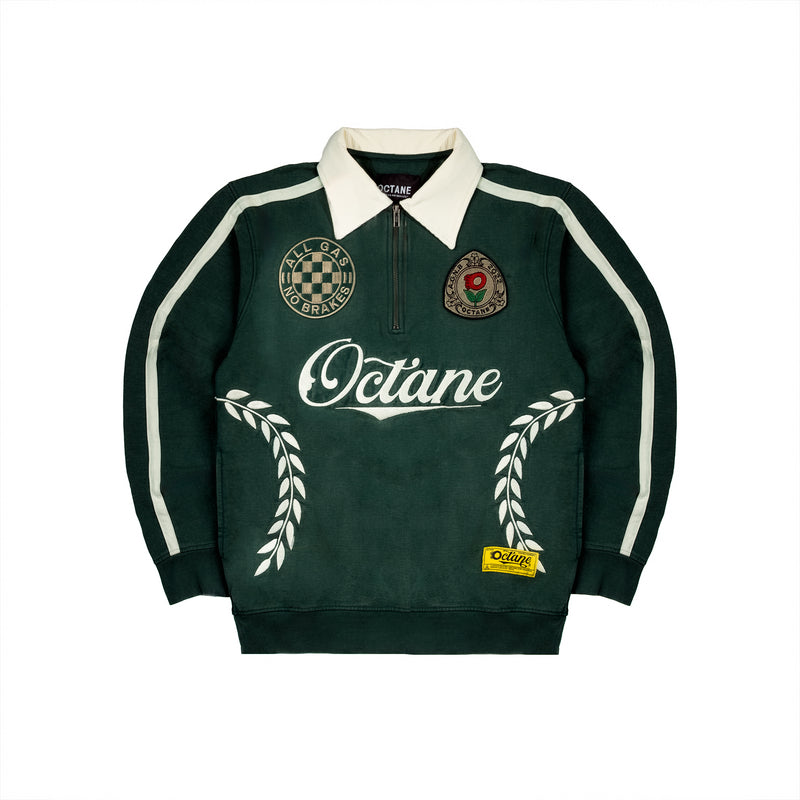 Octane World Cup Quarter Zip Sweatshirt(green)