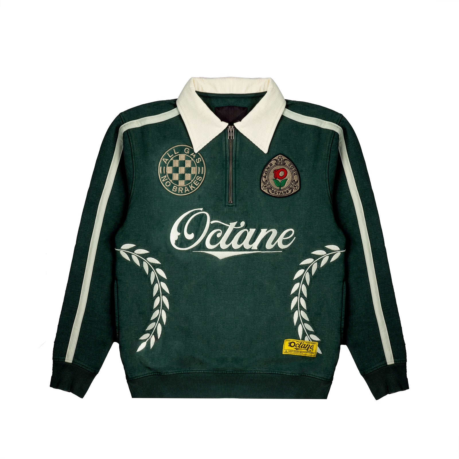 Octane World Cup Quarter Zip Sweatshirt(green or black option