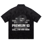 Octane denim work shirt(black)