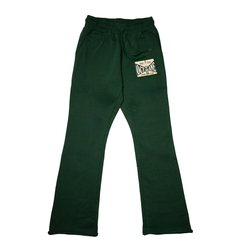 Octane spark plug flare joggers(Kelly green)