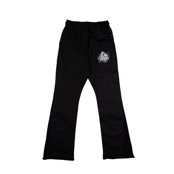 Octane rally wreath flare joggers(Black)