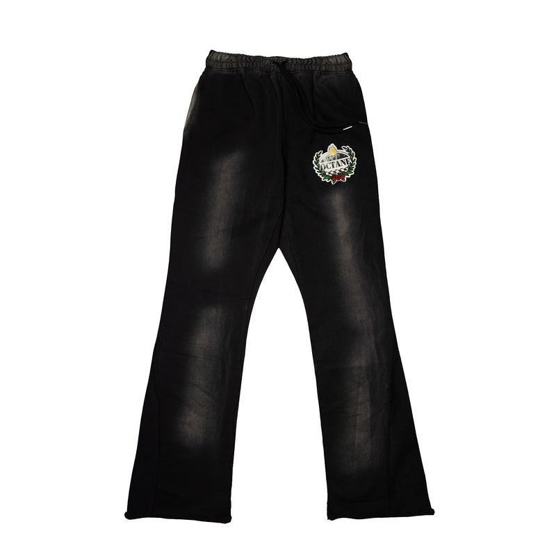 Octane collegiate wreath Flare Pants(BLACK)