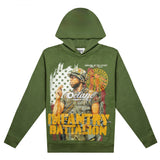 Octane Green Military Hoodie