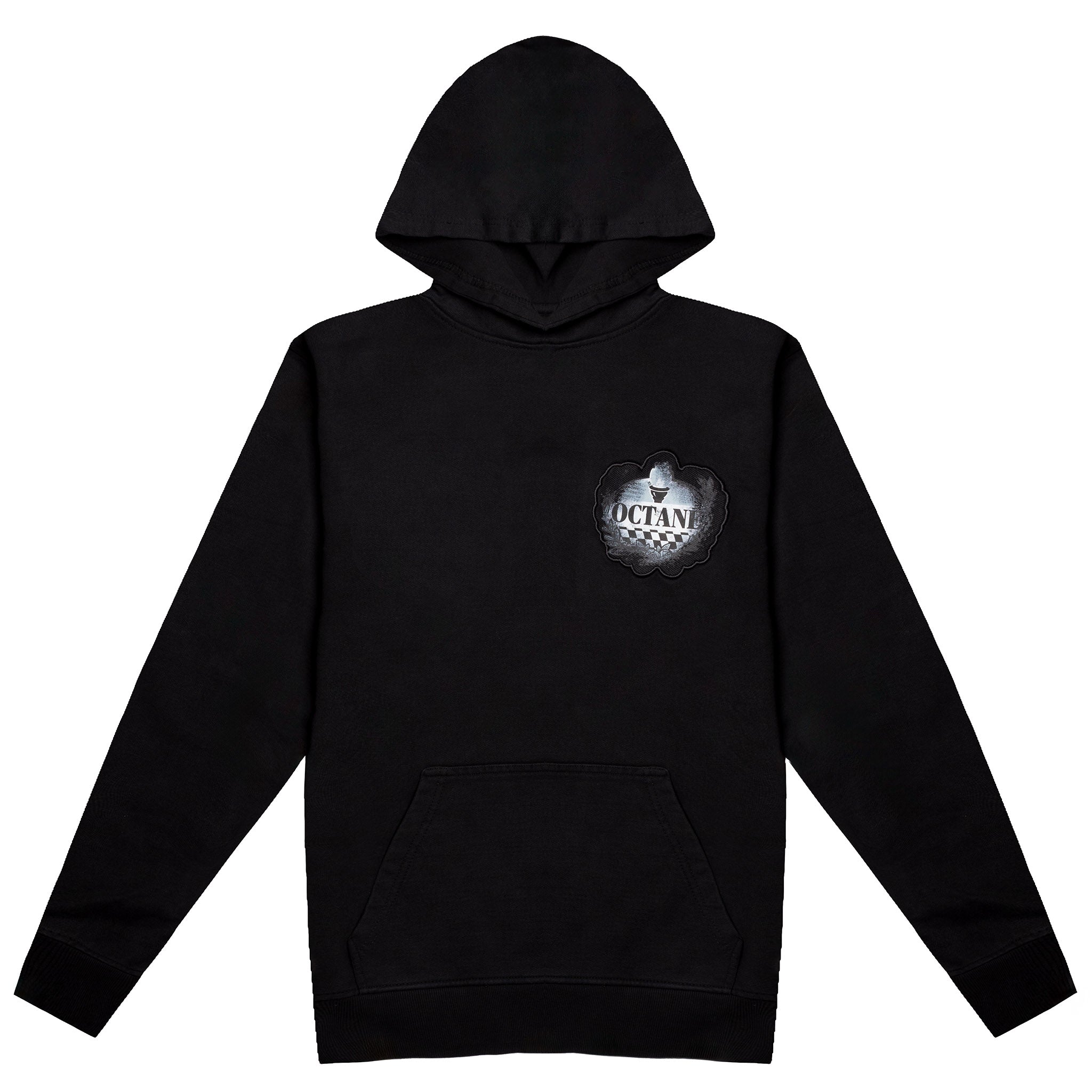 Octane Merch Octane Rally wreath pullover Hoodie(Black) – Octane Clothing Stores