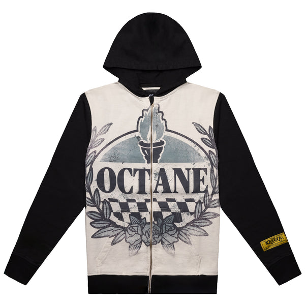 Octane Rally wreath Zip Up hoodie