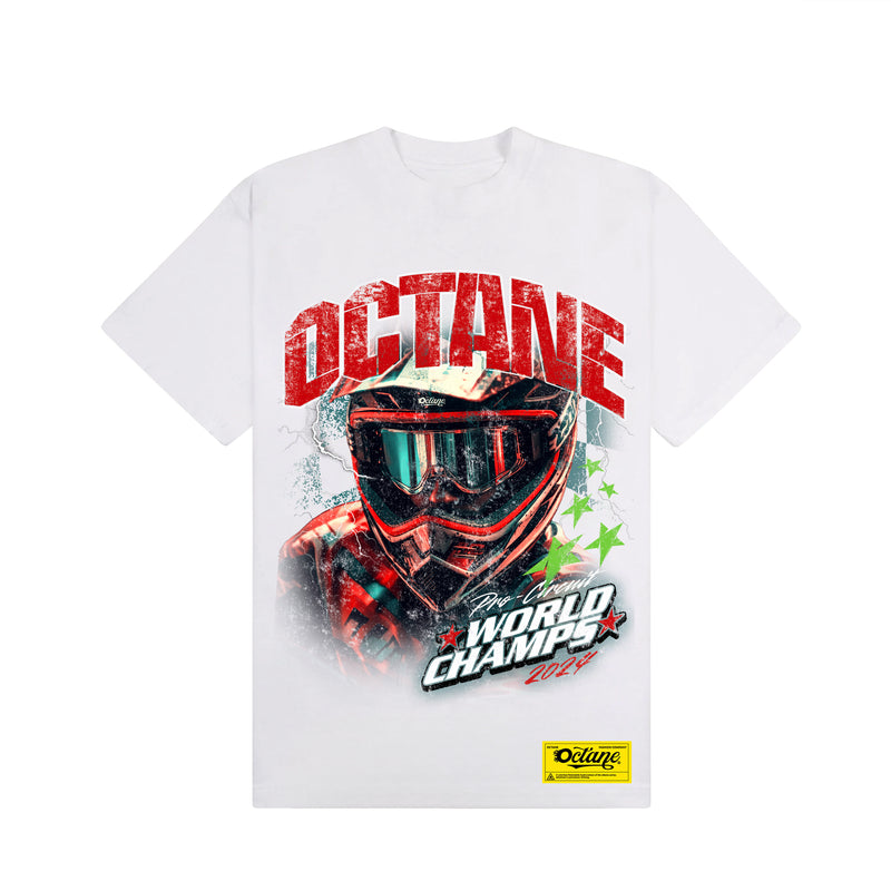 Octane Merch Octane Motorcross Helmet(White) – Octane Clothing Stores