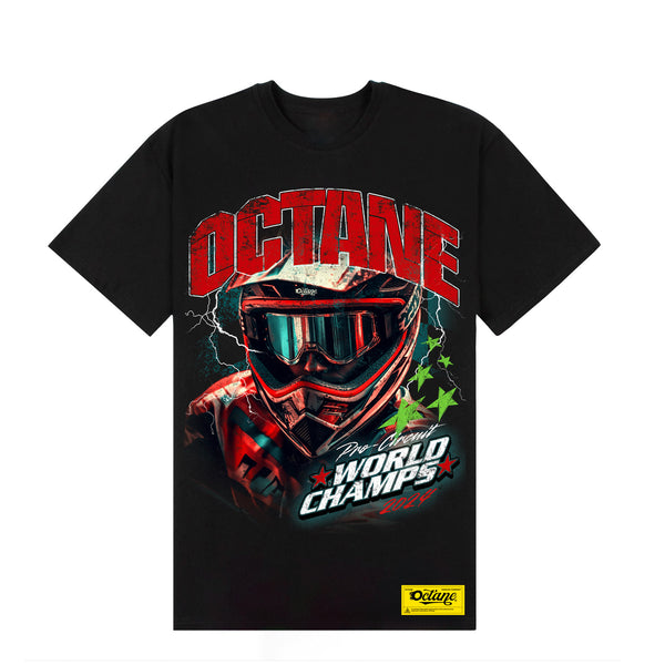 Octane Motorcross Helmet(Black)