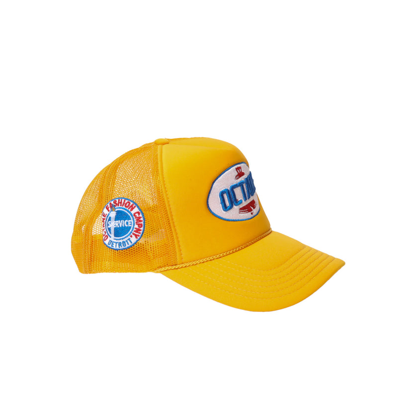 YELLOW TRUCKER HAT