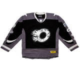 Octane heavyweight hockey jersey(black and grey)