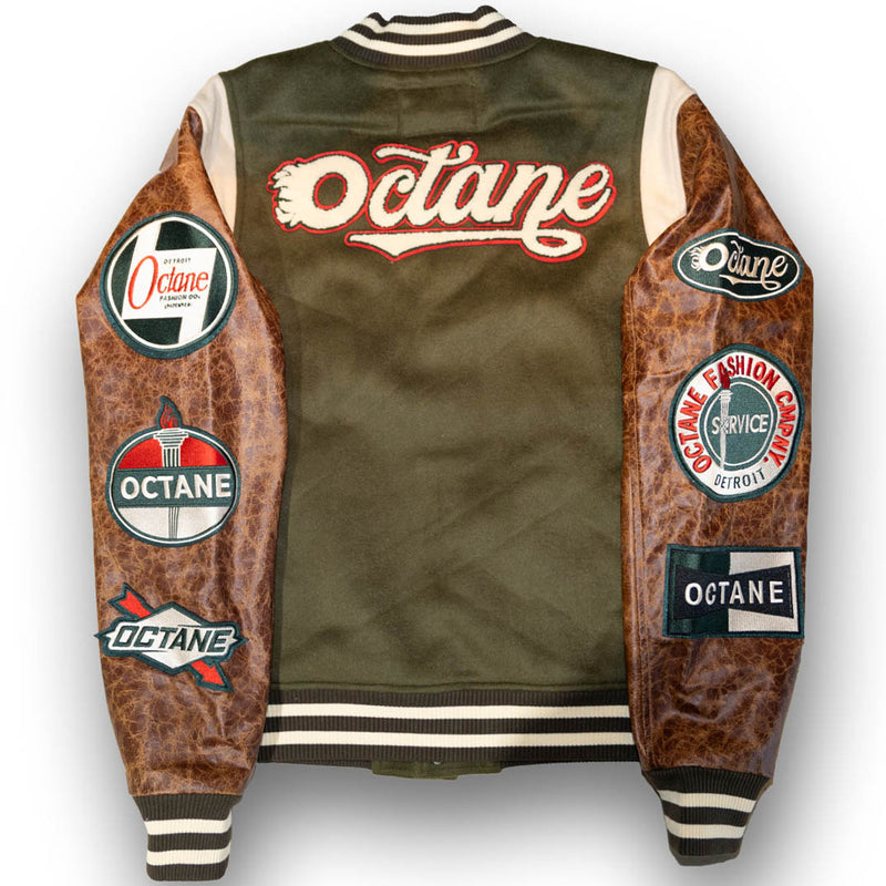 Octane Military Letterman Jacket