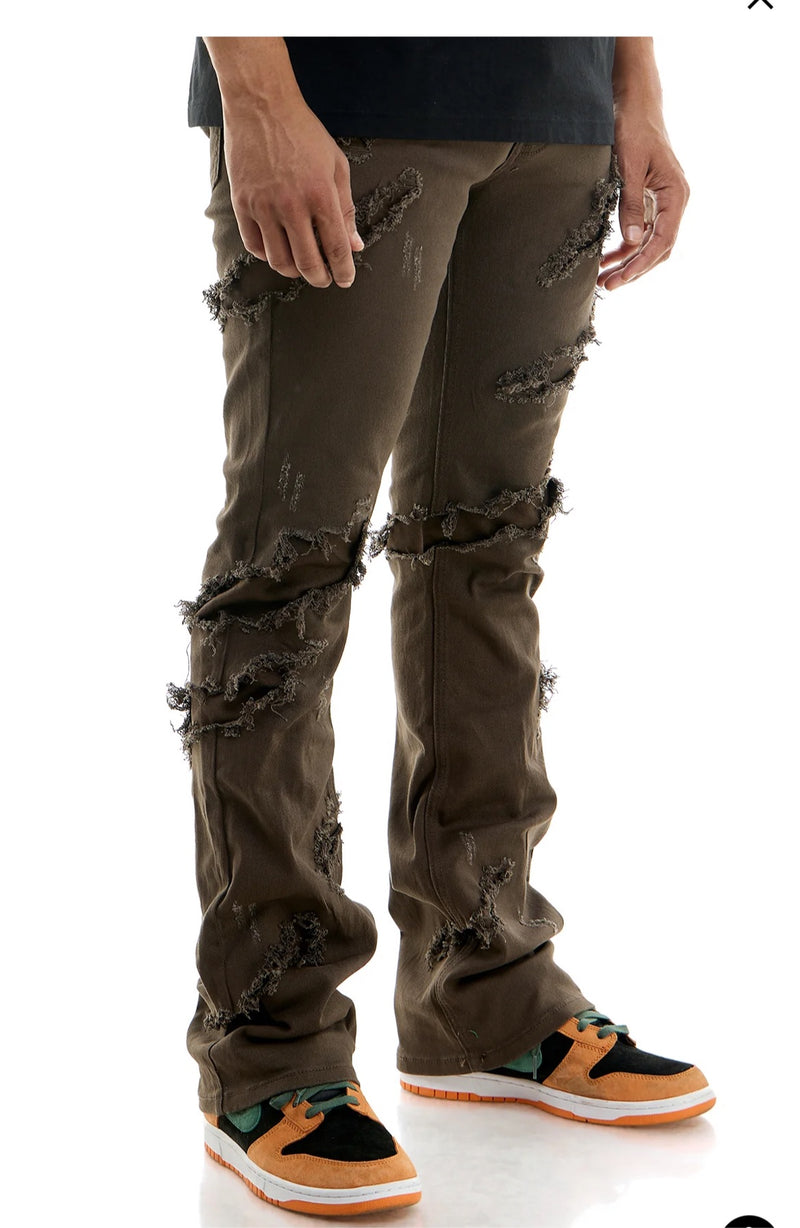 Kdnk squall flare pants(brown)