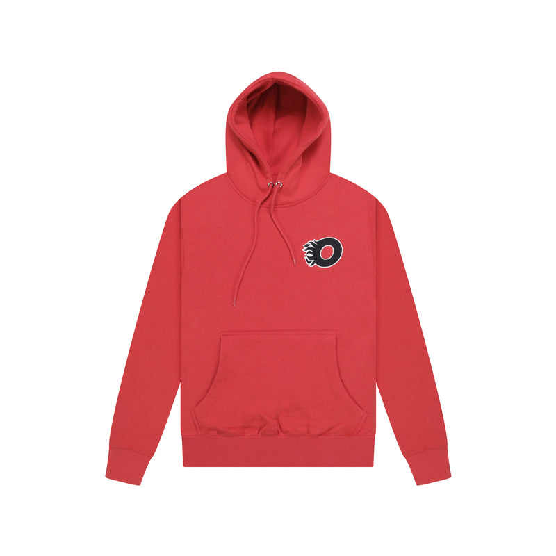 Basic O Hoodie Red