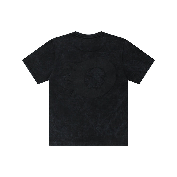 Octane “O” Embroidery Heavy t-shirt(Black)