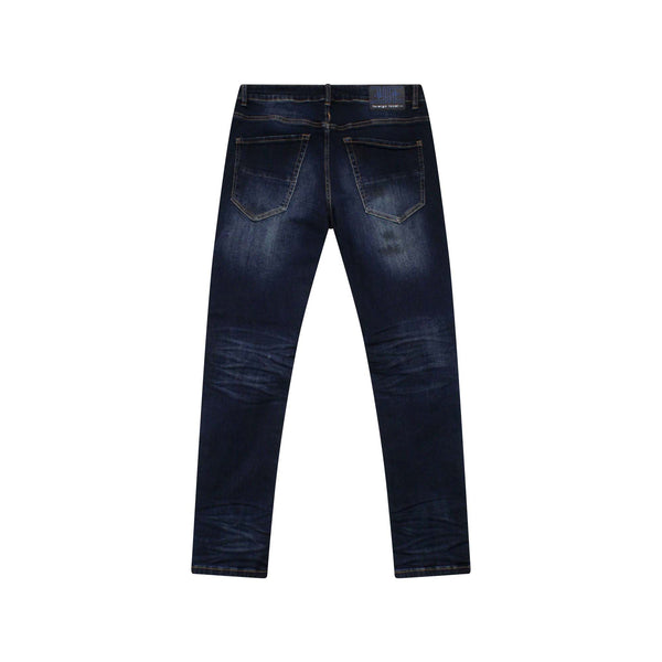 Foreign Local Navy Ripped Denim