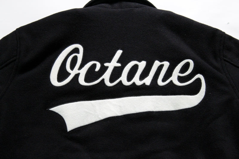 Octane Letterman Jacket(Black)