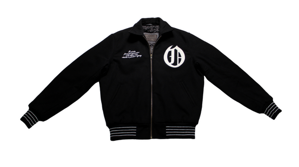 Octane Letterman Jacket(Black)